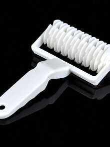 Pizza Cutter, Pastry Cutter, Pizza Grid Cutter, Plastic Pizza Slicer, Pizza Wire Cutter, Baking Tools - White - View 4