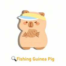 Cute Sticky Notes, High Aesthetic Value, Capybara Shape, Unique Design, Reusable And Removable - Kapibala - View 8