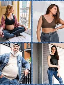 6件装牛仔裤腰带延长器，男女通用，无需缝纫，金属硅胶材质，可快速延长腰围。 - 多款式 - 查看 7