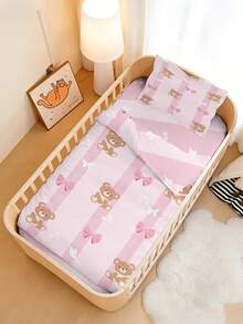 1 Set Perlengkapan Tidur Bayi, Terbuat dari Bahan Poliester, Cocok untuk Hadiah Bayi, Dekorasi Kamar Tidur, Perayaan, dan Semua Musim - MultiWarna - View 2