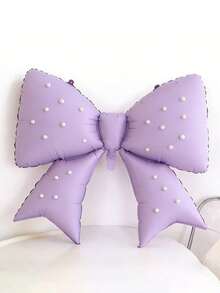 1 Set Of Pearl Bow Balloons, Including 1 Butterfly Balloon+24 Pearl Decorations+1 Pc Glue, Decorative Balloons, Party Atmosphere Decor, Scene Props, Suitable For Wedding Decor, Proposal, Date Photo Props, Indoor/Outdoor Decor, Bridal Shower, Birthday - Multicolor - View 7