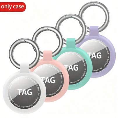 4 chiếc ốp bảo vệ AirTag, giá đỡ AirTag, vỏ bảo vệ TPU
