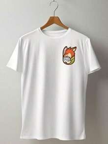 Playera Fox Nicky and Rabbit Judy logo para pareja Tela Lisa de 100% algodon de manga corta con estampado de calidad colorido - Negro - Ver 9