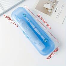 Premium Transparent Electric Toothbrush Travel Case, Portable Dustproof Moistureproof Oral Care Storage Box, High Transparent Easy To Clean Protective Organizer For Electric Toothbrushes And Replacement Heads, Compact Lightweight Design Perfect For Home Daily Use, Travel, Camping And Business Trips - Multicolor - View 8