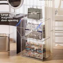 Multi-Functional Transparent Dust-Proof Storage Box, Luxury Perfume & Collectible Display Cabinet - Multicolor - View 2