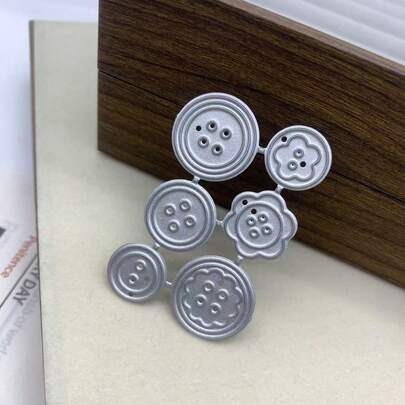 Khuôn cắt nút, thích hợp cho việc tự làm sổ lưu niệm, trang trí album, khuôn dập nổi giấy và khuôn làm thiệp.