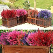 3/12 piezas Flores artificiales, regalo del Día de San Valentín y Año Nuevo, decoración de flores realistas para exteriores, resistentes a los rayos UV y sin decoloración, plantas de plástico falsas, decoración de jardín, porche, alféizar de ventana, decoración interior, decoración del hogar, cumpleaños y graduación - Rosa Fucsia - Ver 10