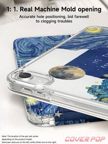 1pc Starry Sky Collage Tablet Protective Case, Compatible With Apple 10.2"/ Pro 11"(2020/2021), 10(2022, 10.9"), (A16) 11"(11th Gen, 2025), (9th/10th Gen), Air(4th Gen, 10.9"), Galaxy Tab S6 Lite(10.4"), Kindle(11th Gen, 2024), Anti-Drop, With Pencil Slot, Sleep/Wake Function, Romantic Gift For Friends And Family - Multicolor - View 5