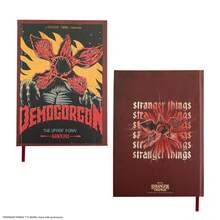 1 pieza Juego de cuadernos con licencia oficial de Netflix Stranger Things, cuaderno escolar con personajes de dibujos animados, diario de escritura, artículos de papelería, útiles escolares, regalo para fans - 1 pieza - Ver 11