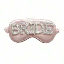 1pc BRIDE/MRS/I DO Theme Blackout Eye Mask, Wedding Party Decor, Marriage Gift - White - View 17