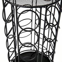 Mind Reader METCAR35-BLK Coffee Pod Storage Carousel Holds 35 K-Cups Coffee Pod Holder Black Metal Mesh - Negro - Ver 6