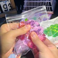 1个最新潮流创意水晶葡萄手工挤压减压玩具，完美礼物 - 生日礼物、理想礼物、惊喜礼物、节日礼物、季节性礼物、万圣节礼物、圣诞节礼物、游戏爱好者精致礼物、礼物、复活节礼物 - 彩色 - 查看 5