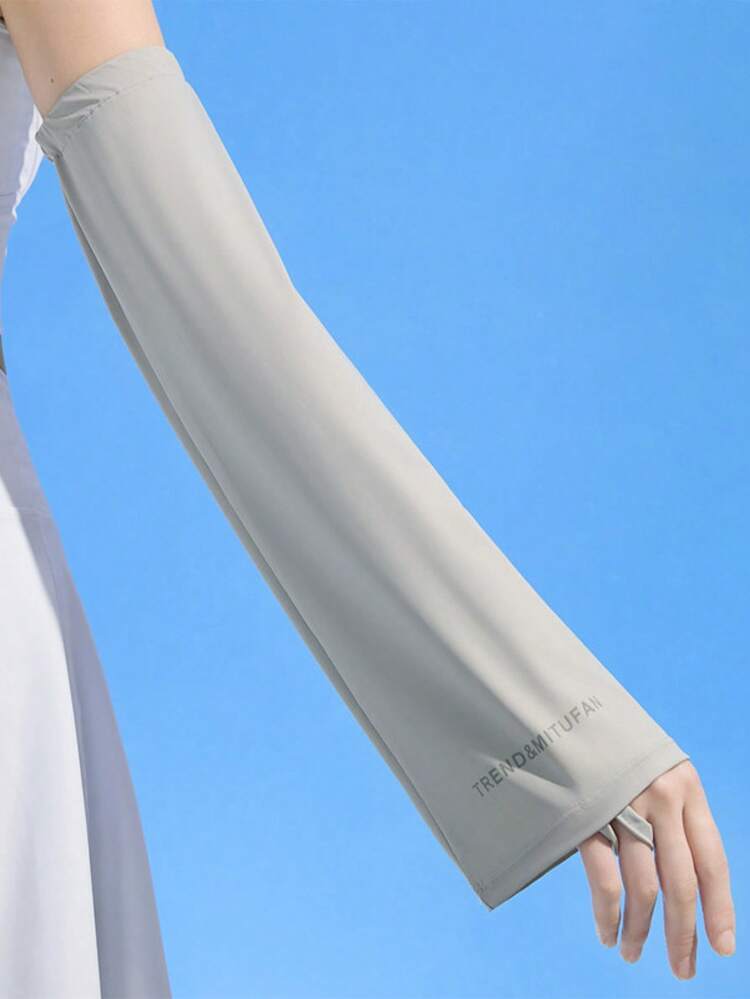 1 Pair Cooling Sunscreen Arm Sleeves, Loose Fit, Summer UV Protection Sleeve Covers For Women - Sun Protection Sleeves - View 8