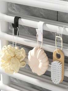 1/4英寸浴室毛巾加热挂钩,免钻孔壁挂式加热毛巾架,适用于浴袍和衣物,节省空间的浴室配件,带圆柱形加热元件的毛巾架,易于安装的壁挂式浴室收纳架,耐用的加热毛巾架,免钻孔浴室毛巾加热挂钩,壁挂式加热浴袍挂钩,节省空间的家用/酒店毛巾晾晒架 - 彩色 - 查看 6