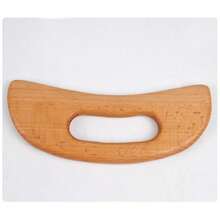 Wooden Gua Sha Tool Scraping Board Massage Tool Slimming Guasha Massage Board Gua Sha Scraper Body Massage Therapy Tool - Ginger - View 5