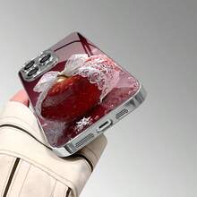 1 ốp lưng điện thoại bằng kính cường lực độ phân giải cao màu đỏ ombre họa tiết quả táo, kèm miếng dán bảo vệ màn hình, phù hợp với 17/17 Pro Max/17 Pro/Air/13/16 Pro Max/16/15/14/12 Pro Max/13 Pro Max/11 Pro/14 Pro/15 Pro/12, ốp bảo vệ thời trang, ốp điện thoại kính cường lực độ phân giải cao sang trọng, thiết kế unisex, thích hợp làm quà tặng cho bạn bè và người yêu. - Nhiều màu - Xem 3