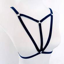 Sexy Lace-Up Lingerie For Women, European & American Black Allure Hollow Out Adjustable Straps Erotic Underwear - Black - View 6