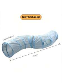 Foldable Pet Cat Tunnel Tube Toy, Indoor Cat Tunnel With Observation Hole, Suitable For Cats, Small Dogs, Kittens, Rabbits - Multicolor - View 12