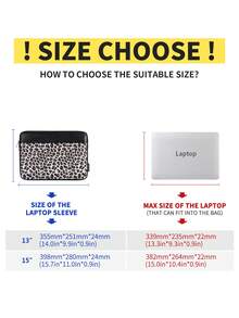 Printing PU Laptop Sleeve Shockproof Laptop Bag Fashion Notebook Protection Bag Compatible With Macbook Matebook - View 3