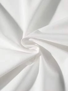 1件白色輕量透氣男士短袖襯衫，男士襯衫，輕量透氣面料，寬鬆版型，親膚柔軟，經典領口設計，男士T恤，度假風，可機洗，適合泳池畔休閒、島嶼旅行、夏季度假男士上衣，尺寸偏大，可訂購小一號 - 白色 - 查看 11