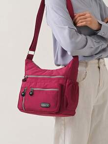 新款单肩斜挎包男士包时尚双肩包尼龙男士包 - 彩色 - 查看 9