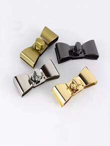 Bowknot Luggage Lock Hardware, Leather Bag Metal Twist Lock, Handbag Wallet Clasp, DIY Bag Making Material, Suitable For Handbag, Backpack, Messenger Bag And Wallet Replacement Clasp Lock, Suitable For Wallet, Handbag, Cosmetic Bag Metal Clasp, Lock For DIY Handmade Bag, Mother's Day Gift - Multicolor - View 4