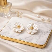 2pcs Luxury Holiday Gift | Elegant Shirt Buttons And Cufflinks Set, With Copper Buttons - Baby Pink - View 2