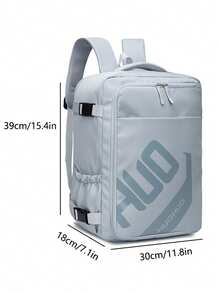 男士背包，大容量旅行背包，工作学习背包，时尚笔记本电脑包，短途商务旅行行李包，瑞安航空和威兹航空认可的旅行背包 - 彩色 - 查看 5