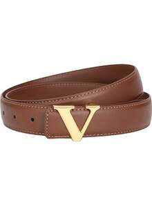 Women's Smooth Buckle Belt, Pants Belt - Multicolor - View 8