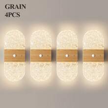 Lampu Dinding Sensor Kristal, Lampu Dinding Akrilik, Lampu Malam USB, Lampu Dinding Dekoratif, Lampu Dinding Nirkabel, Desain Paduan Bertenaga Baterai, Lampu Malam Magnetik Isi Ulang, Cocok untuk Dekorasi Lorong, Lemari Dapur, dan Ruangan - Beraneka warna - View 23