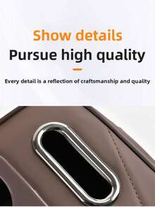 Car Armrest Box Pad With Tissue Box, Storage Bag And Cup Holder, Integrated Armrest Storage Solution, Car Center Console Height Enhancer, Stable Armrest Box - Multicolor - View 5