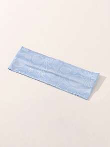 1-5条装 女士时尚春夏向日葵、海星、贝壳印花弹力发带，可作化妆洗脸发带，运动发带 - 彩色 - 查看 6