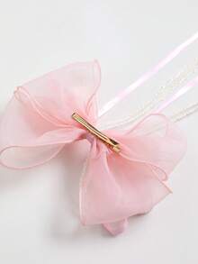 1pc Extra Large Multi-Layer Bowknot Hair Clip - Multicolor - View 4