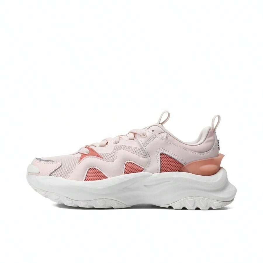 Adidas 女士透气网面低帮休闲跑步鞋 IF6891，春夏款 - 粉紅色 - 查看 1