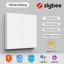 EU Standard ZigBee Smart Wall Switch - 1/2/3/4 Gang, No Neutral Wire Required, Quick Modular Installation, Tempered PC Panel, 600W Per Gang, Compatible With Alexa/Tuya/Smart Life App For Remote Control, Scheduling, Backlit Switch, Requires Gateway - Multicolor - View 15