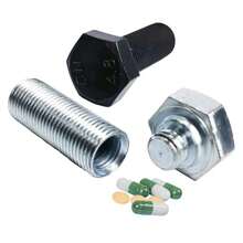 Creative Bolt Container, Hidden Secure Nut And Bolt, Secret Storage Box, Hidden Storage Jars, Diversion Container UA74 - Black C - View 3