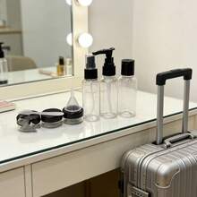 Kit With 9 Travel Bottles - Shampoo, Cream, Soap And Personal Care Items - Purple - View 10