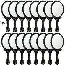 1/4/10/20pcs Retro Handheld Makeup Mirrors Set, With Small Gold/Silver/Rose Gold Embossed Design, Portable Compact Mirrors, Suitable For Princess Theme Party And Travel,Giveaways,Travel,Cheap Stuff,Travel Essential - Multicolor - View 42