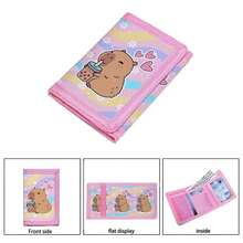 Multi-Functional Tri-Fold Wallet, Durable Fabric Wallet, Can Hold Credit Cards, ID And Cash, Cute & Fashionable, With Coin Pouch And Card Slots, Creative Printed Design, Suitable For Both Men And Women - Tri-fold Wallet - View 2