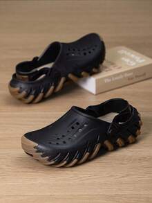 Crocs Chanclas unisex, sandalias casuales para ir y venir, zuecos ligeros y cómodos para el ocio 211675-001 - Negro - Ver 3