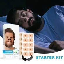 Kit de inicio de tiras nasales magnéticas, 15 días de tiras nasales y accesorios, tiras nasales transpirables, aparatos de cuidado personal para hombres y mujeres - 15 - Ver 4