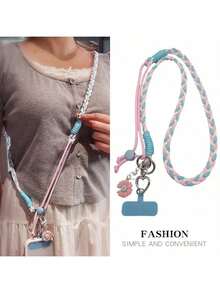 2026新年手机挂绳，音乐节/婚礼季，网红雏菊吊坠手机挂绳，多巴胺，斜挎长款手工编织耐用男女通用，适合户外旅行、徒步，短款挂绳手机支架，智能手机腕带，智能手机保护套挂绳，钥匙扣，智能手机挂饰，智能手机单肩包，手机配件，手机吊坠，复活节 - 彩色 - 查看 7