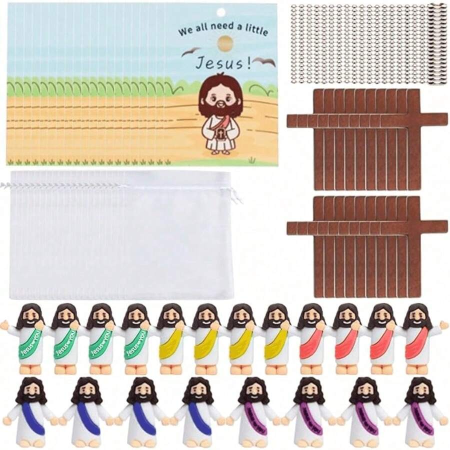 Adorables Mini Muñecos Decorativos Compactos 7.87x5.91x0.98 Pulgadas Figuras De Personajes Perfectos Para Escuelas Proyectos Manuales Y Decoración Del Hogar - 1 pieza - Ver 1