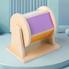 Mirror Toy Set, Hide And Seek, Rotating Discs, Puzzle, Rotating Drum, And Rainbow Cloth Ball Toy Set - Multicolor - View 1