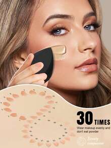 50/5个装美妆蛋套装,多色美妆蛋,粉底混合美妆蛋,干湿两用美妆蛋,打造完美妆容,轻薄底妆,适用于粉底液、粉底霜和粉状产品,马卡龙色美妆蛋套装,超柔软不吸水,多种镂空设计,水滴形、斜角形等,打造光滑细腻的妆容效果,干湿两用。 - 彩色 - 查看 3