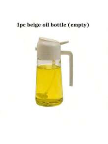 1 Chai đựng dầu ăn 16,5 ounce - Bình xịt dầu ô liu 2 trong 1 - Chai đựng dầu ô liu - Bình xịt dầu, dùng cho nấu ăn, nhà hàng, trộn salad, nướng BBQ. - Xem 4
