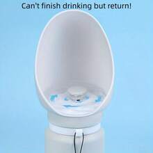 便携式狗狗水瓶，柔软硅胶可折叠狗狗饮水器，带喂食碗，易于清洁防漏狗狗水壶 - 彩色 - 查看 4