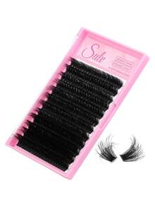 Sulv 240pcs Eyelashes Cluster Individual Lashes 8-22mm To Choose 100D Fluffy Cluster Lashes Wispy Individual Lashes Cluster DIY Lash Extension For Beginners - View 2