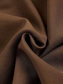 Men's Traditional Middle Eastern Cultural Attire, Deep Brown Embroidered Hooded Long Sleeve Casual Robe - Brown - View 8