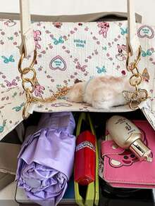 Fashionable Women's Handbag, Shoulder Crossbody Tote Clutch Underarm Small Square Backpack, Suitable For Daily Commute, Student, Leisure Travel, Lightweight Durable High-End Niche Design Bag - Multicolor - View 2